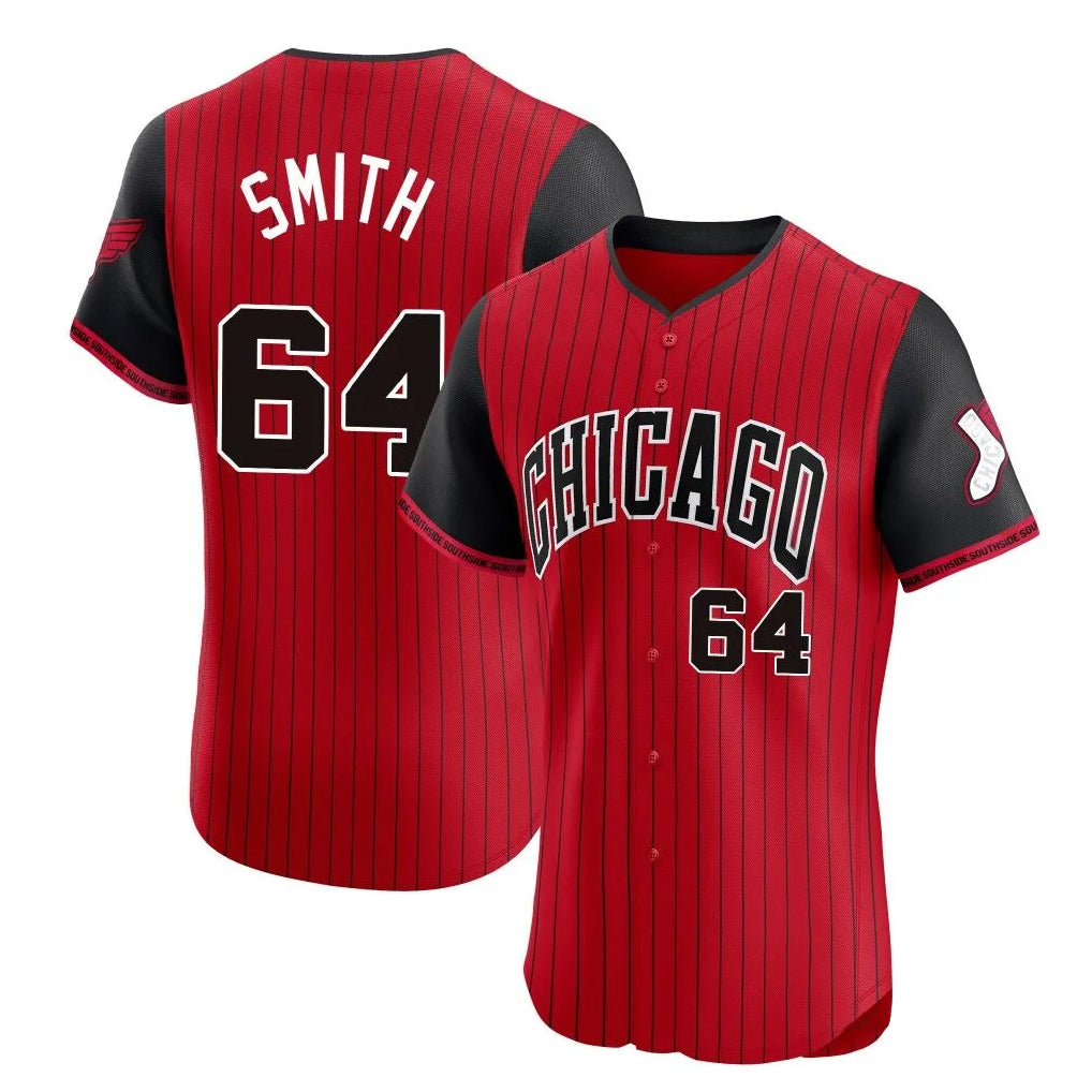 Crovyle C.White Sox #64 Shane Smith Player Red City Connect Limited Elite Home Stitched Jerseys