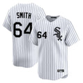 Crovyle C.White Sox #64 Shane Smith Player White Stripe Limited Home Stitched Jerseys