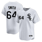 Crovyle C.White Sox #64 Shane Smith Player White Stripe Limited Home Stitched Jerseys