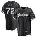Crovyle C.White Sox #72 Carlton Fisk Player Black City Connect Home Game Stitched Jerseys