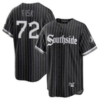 Crovyle C.White Sox #72 Carlton Fisk Player Black City Connect Home Game Stitched Jerseys
