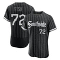 Crovyle C.White Sox #72 Carlton Fisk Player Black City Connect Limited Elite Home Stitched Jerseys