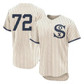 Crovyle C.White Sox #72 Carlton Fisk Player Cream Field of Dreams Limited Elite Home Stitched Jerseys
