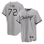 Crovyle C.White Sox #72 Carlton Fisk Player Gray Home Game Stitched Jerseys