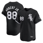 Crovyle C.White Sox #88 Luis Robert Jr Player Black Limited Home Stitched Jerseys