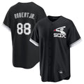 Crovyle C.White Sox #88 Luis Robert Jr Player Black Spring Training Game Stitched Jerseys
