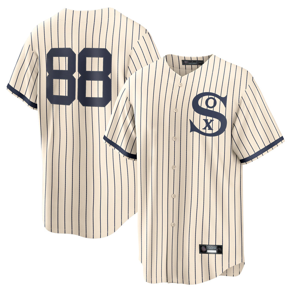 Crovyle C.White Sox #88 Luis Robert Jr Player Cream Field of Dreams Home Game Stitched Jerseys