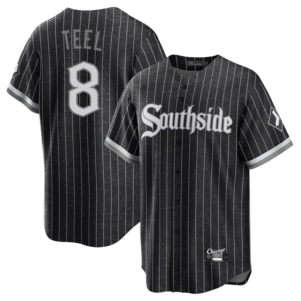 Crovyle C.White Sox #8 Kyle Teel Player Black City Connect Home Game Stitched Jerseys