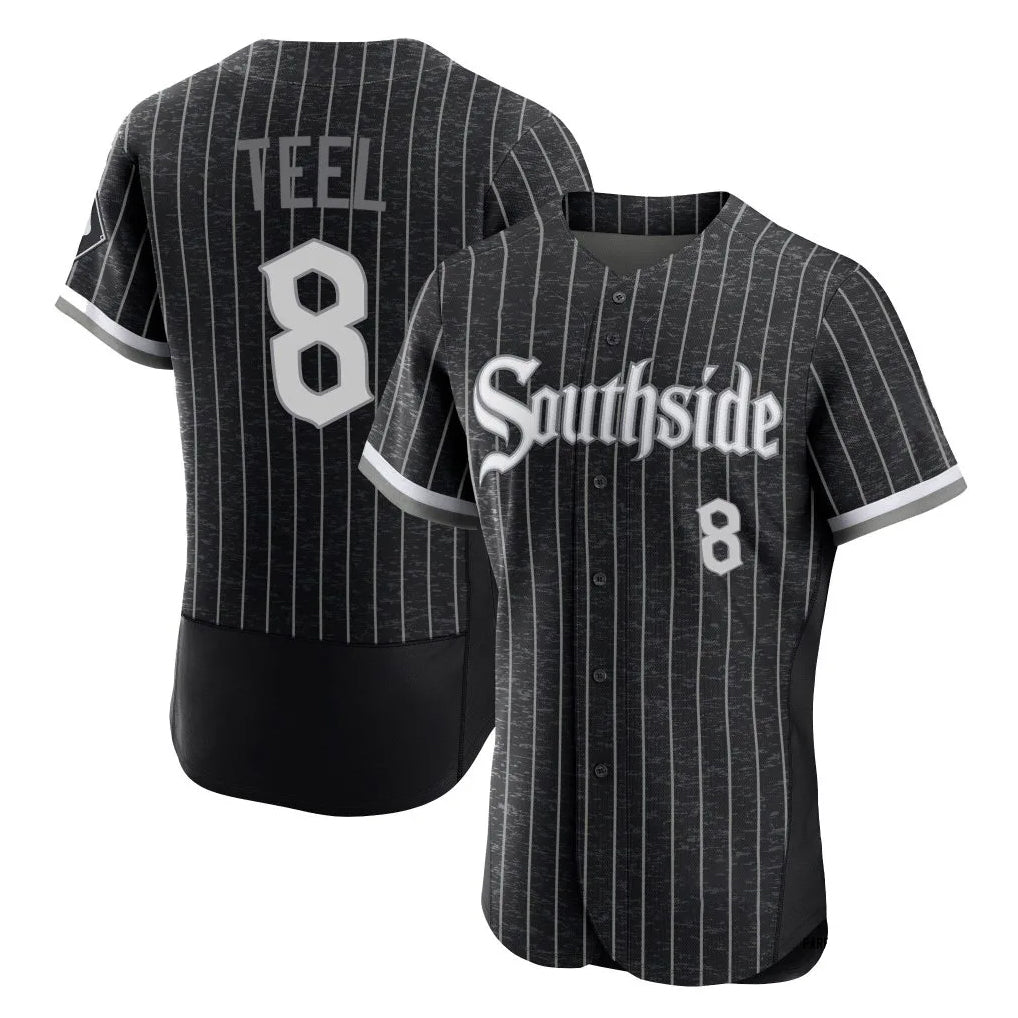 Crovyle C.White Sox #8 Kyle Teel Player Black City Connect Limited Elite Home Stitched Jerseys