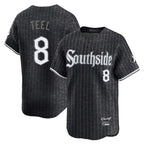 Crovyle C.White Sox #8 Kyle Teel Player Black City Connect Limited Home Stitched Jerseys