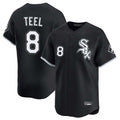 Crovyle C.White Sox #8 Kyle Teel Player Black Limited Home Stitched Jerseys