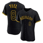 Crovyle C.White Sox #8 Kyle Teel Player Black Snake Skin City Limited Elite Home Stitched Jerseys