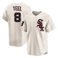 Crovyle C.White Sox #8 Kyle Teel Player Cream Cooperstown Collection Limited Home Stitched Jerseys