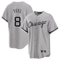 Crovyle C.White Sox #8 Kyle Teel Player Gray Home Game Stitched Jerseys