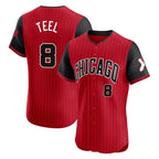 Crovyle C.White Sox #8 Kyle Teel Player Red City Connect Limited Elite Home Stitched Jerseys