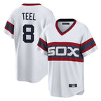 Crovyle C.White Sox #8 Kyle Teel Player White T-shirt Home Game Stitched Jerseys