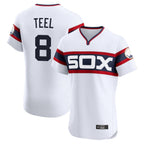 Crovyle C.White Sox #8 Kyle Teel Player White T-shirt Limited Elite Home Stitched Jerseys