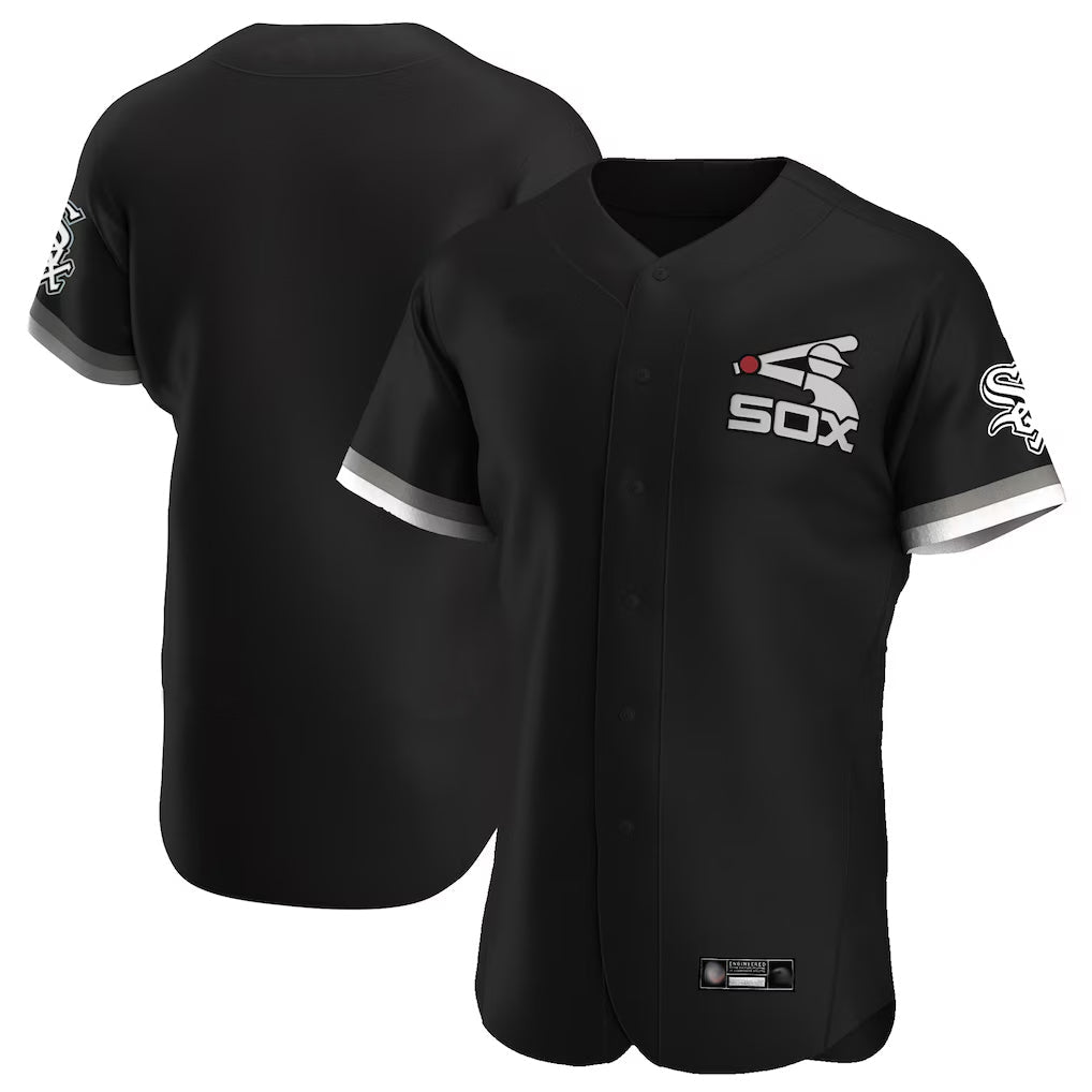 Crovyle C.White Sox ## White Sox Blank Player Black Limited Elite Home Game Stitched Jerseys
