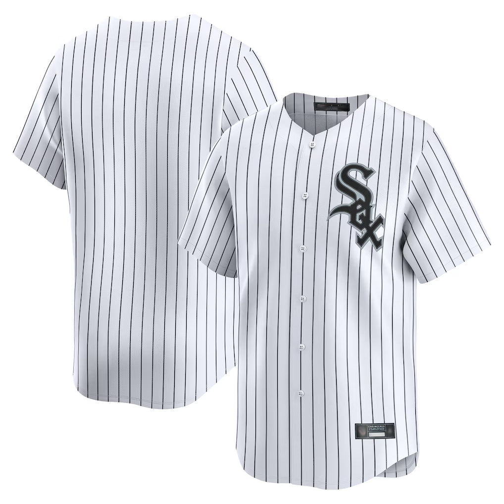Crovyle C.White Sox ## White Sox Blank Player White Stripe Limited Home Stitched Jerseys