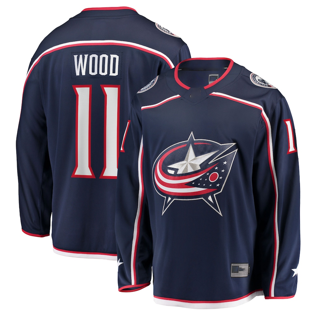 Crovyle CB.Jackets #11 Miles Wood Navy Home Breakaway Jersey