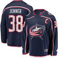 Crovyle CB.Jackets #34 Cole Sillinger Navy Home Breakaway Player Jersey