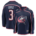 Crovyle CB.Jackets #3 Charlie Coyle Navy Home Breakaway Jersey