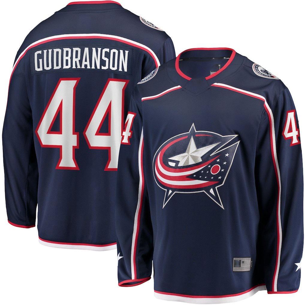 Crovyle CB.Jackets #44 Erik Gudbranson Navy Home Breakaway Player Jersey