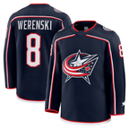 Crovyle CB.Jackets #8 Zach Werenski Navy Home Premium Jersey