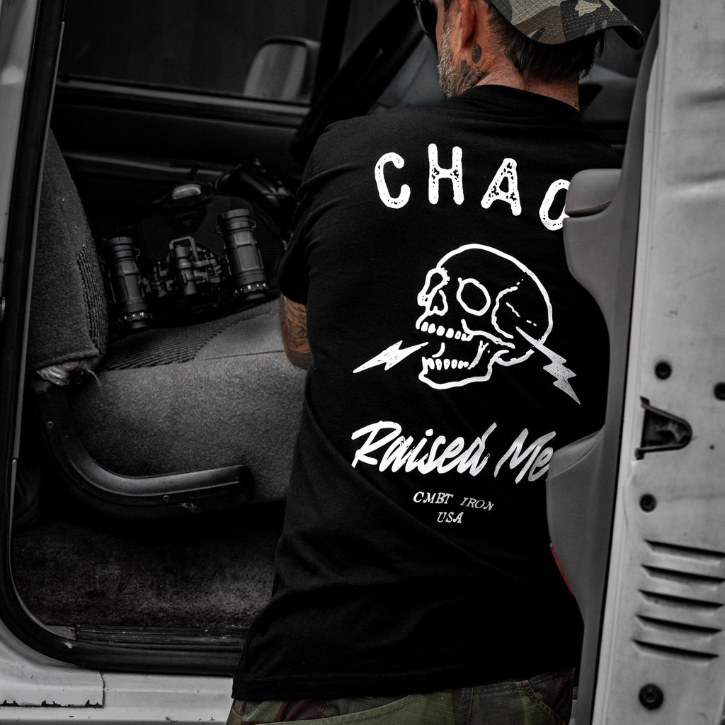 Crovyie cheap jerseys Ordering Chaos Raised Me Men's T-Shirt