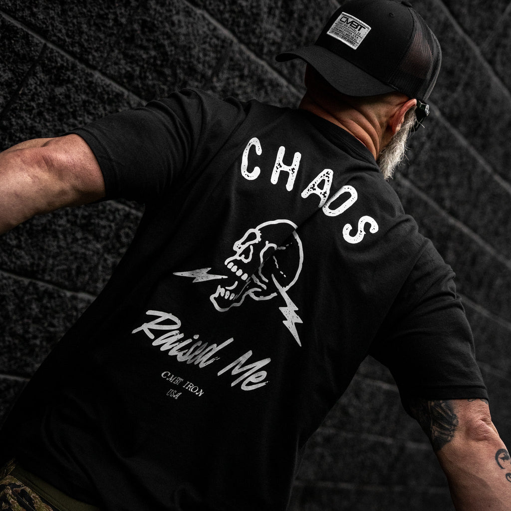 Crovyie cheap jerseys Ordering Chaos Raised Me Men's T-Shirt