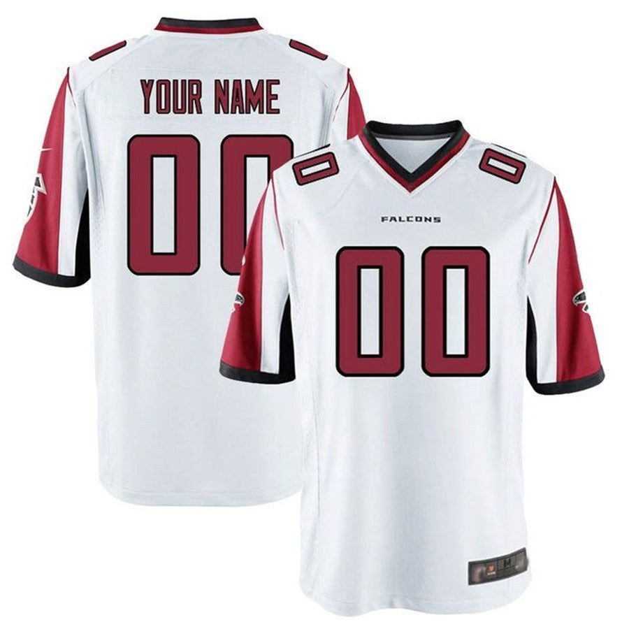Crovyle Custom A.Falcons White Game Stitched Jerseys