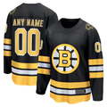 Crovyle Custom B.Bruins Black Home Breakaway Stitched Jerseys