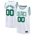 Crovyle Custom B.Celtics White Fast Break Jerseys - Association Edition