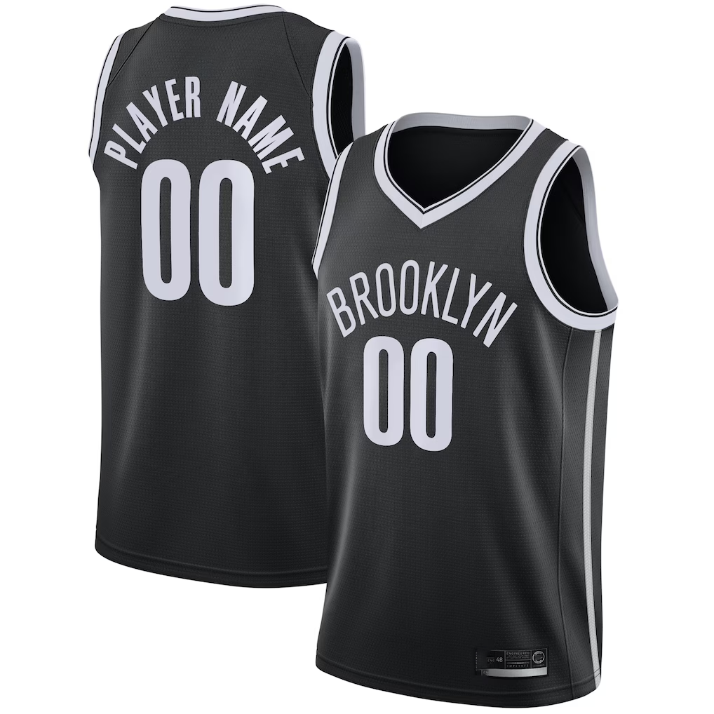 Crovyle Custom B.Nets Black Swingman Custom Jerseys - Icon Edition