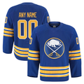 Crovyle Custom B.Sabres Royal Home Authentic Pro Stitched Jerseys