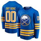 Crovyle Custom B.Sabres Royal Home Breakaway Stitched Jerseys