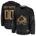 Crovyle Custom C.Avalanche Black 2024 Military Appreciation Practice Jerseys