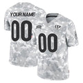 Crovyle Custom C.Bengals Arctic Camo Salute to Service Limited Any Name & Numbers Stitched Jerseys