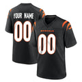 Crovyle Custom C.Bengals Black Home Game Any Name & Numbers Stitched Jerseys