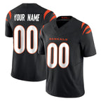 Crovyle Custom C.Bengals Black Vapor F.U.S.E. Limited Home Game Any Name & Numbers Stitched Jerseys