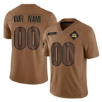 Crovyle Custom C.Bengals Brown Salute to Service Limited Any Name & Numbers Stitched Jerseys