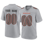 Crovyle Custom C.Bengals Gray Atmosphere Fashion Game Any Name & Numbers Stitched Jerseys