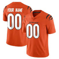 Crovyle Custom C.Bengals Orange Vapor Untouchable Limited Home Game Any Name & Numbers Stitched Jerseys