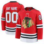 Crovyle Custom C.Blackhawks Red Centennial Premium Jerseys