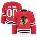 Crovyle Custom C.Blackhawks Red Home Authentic Pro Jerseys