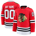 Crovyle Custom C.Blackhawks Red Home Premium Jerseys
