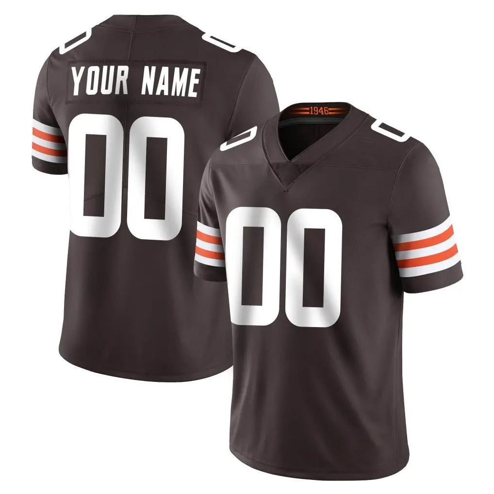 Crovyle Custom C.Browns Brown Color Vapor Untouchable Limited Home Game Any Name & Numbers Stitched Jerseys