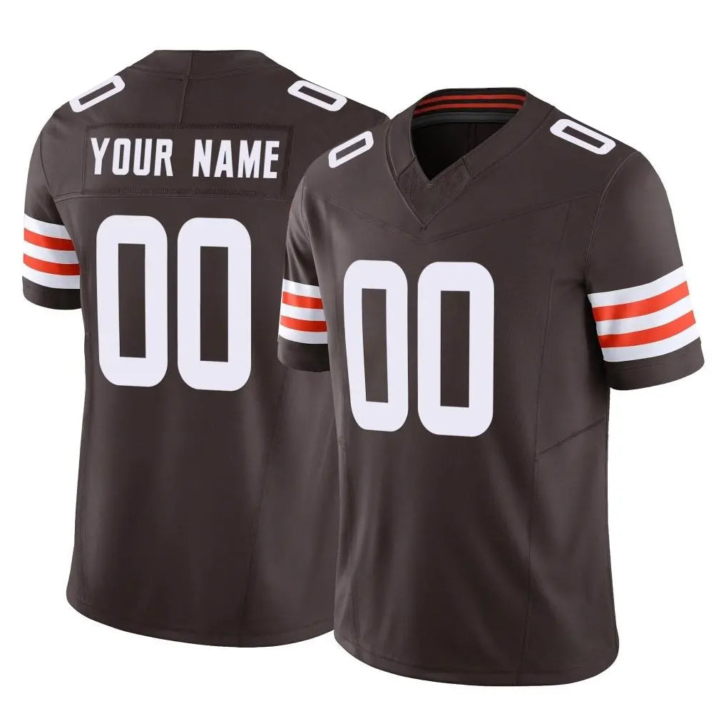 Crovyle Custom C.Browns Brown Vapor F.U.S.E. Limited Home Game Any Name & Numbers Stitched Jerseys