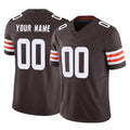Crovyle Custom C.Browns Brown Vapor F.U.S.E. Limited Home Game Any Name & Numbers Stitched Jerseys