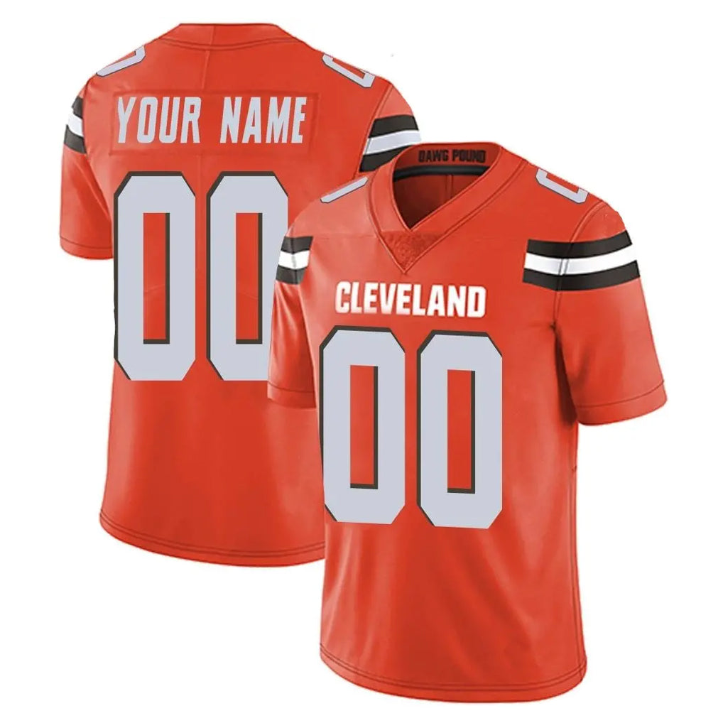 Crovyle Custom C.Browns Orange Alternate Vapor Untouchable Limited Home Game Any Name & Numbers Stitched Jerseys